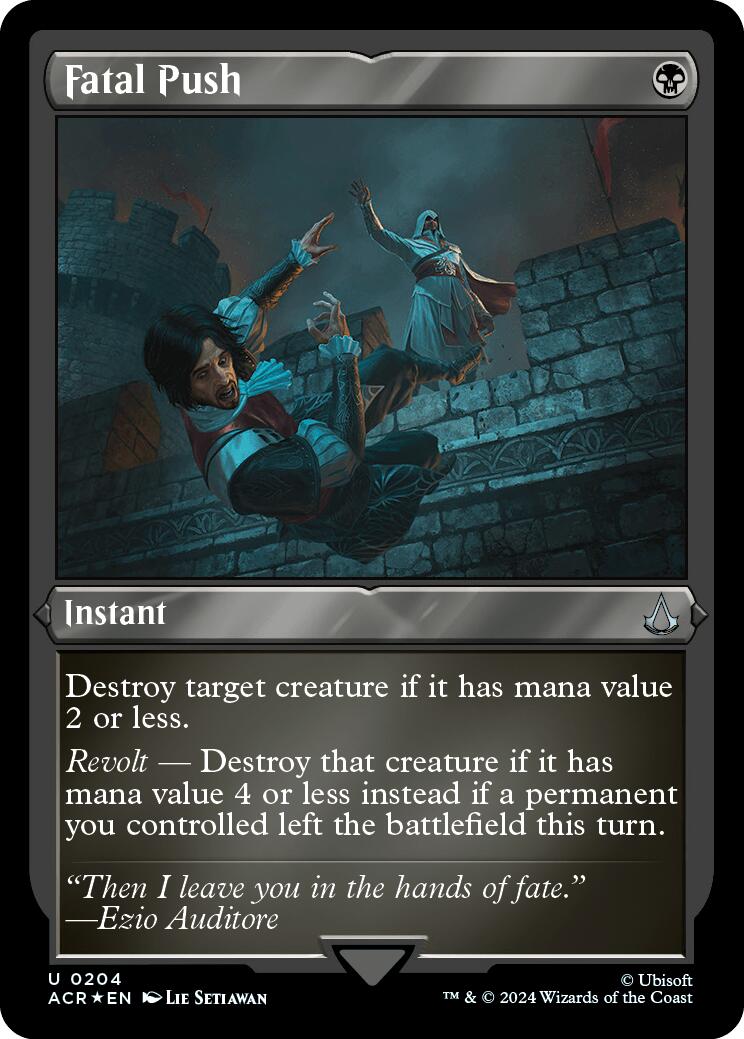 Fatal Push (Foil Etched) [Assassin's Creed]-1