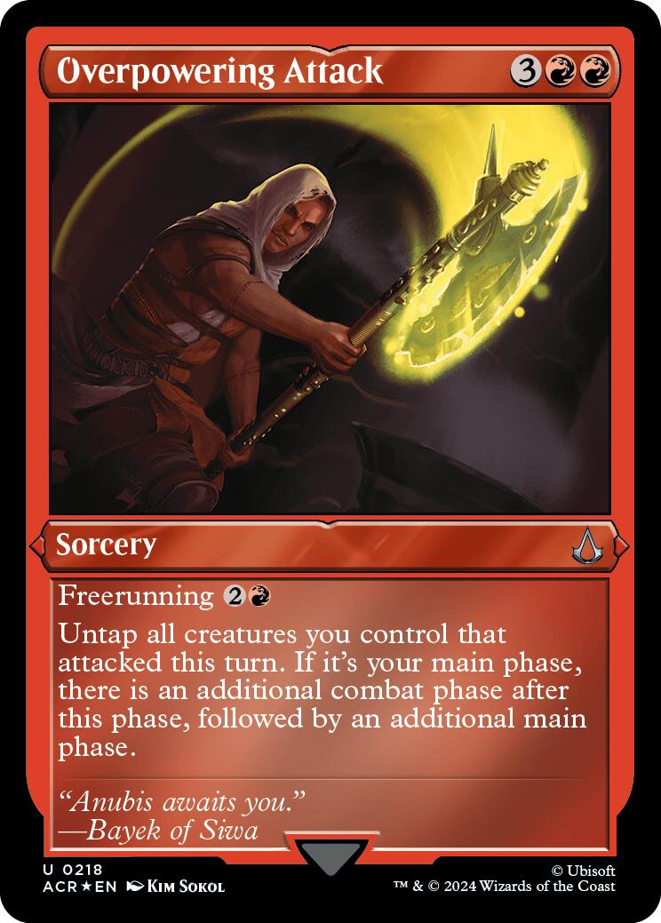 Overpowering attack (Foil Etched) [Assassin's Creed]-1