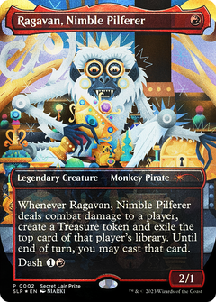 Ragavan, Nimble Pilferer (Borderless) [Secret Lair Showdown]-1