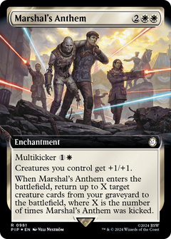 Marshal's Anthem (Extended Art) (Surge Foil) [Fallout]-1