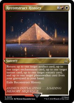 Reconstruct History (Foil Etched) [Assassin's Creed]-1