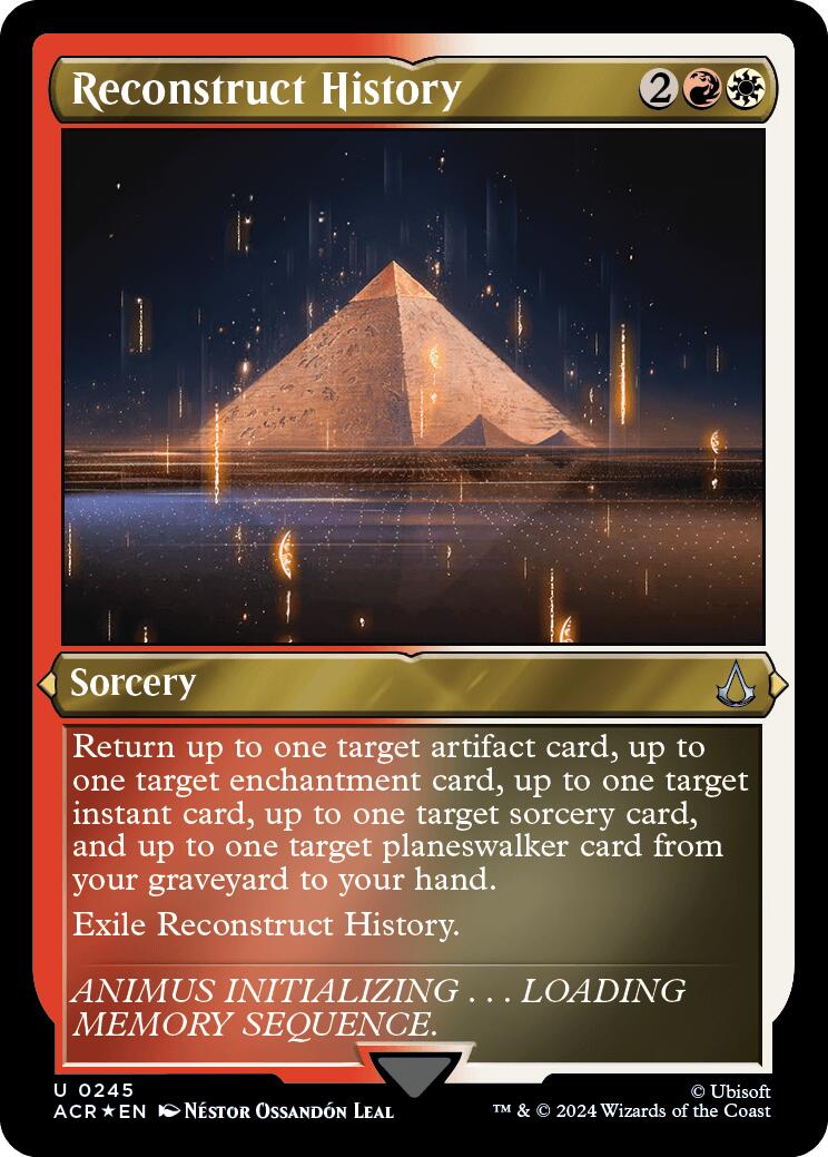 Reconstruct History (Foil Etched) [Assassin's Creed]-1