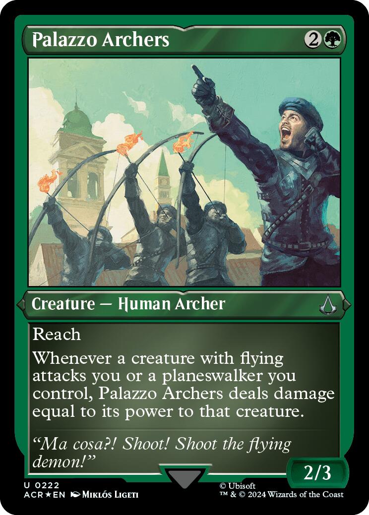Palazzo Archers (Foil Etched) [Assassin's Creed]-1