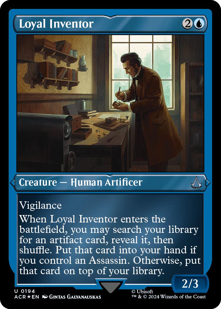 Loyal Inventor (Foil Etched) [Assassin's Creed]-1