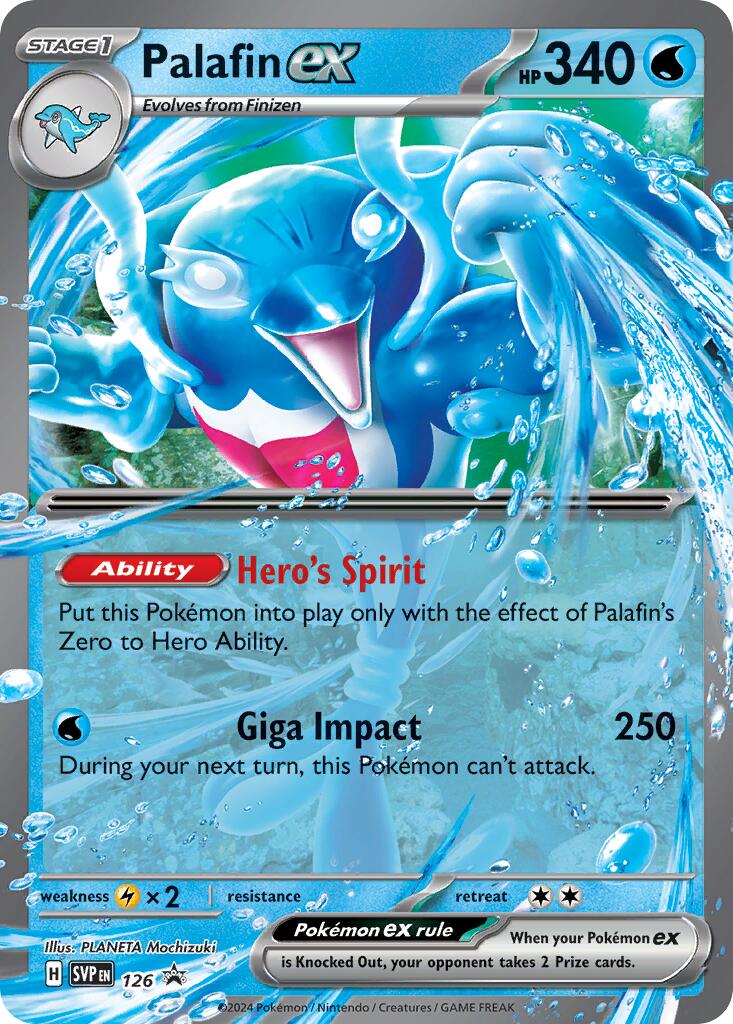 Palafin ex (126) [Scarlet & Violet: Black Star Promos]-1