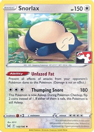 Snorlax (143/196) [Prize Pack Series Three]-1