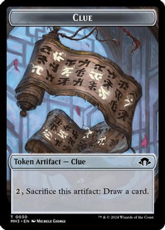 Clue Token // Energy Reserve Double-Sided Token [Modern Horizons 3 Tokens]-3