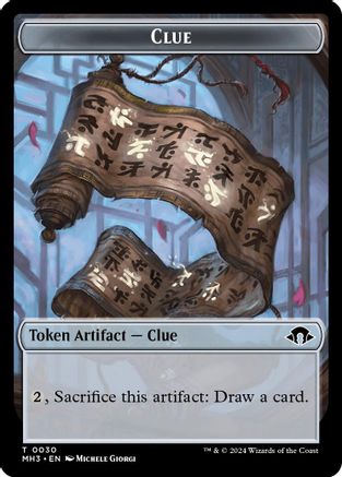 Clue Token // Energy Reserve Double-Sided Token [Modern Horizons 3 Tokens]-4