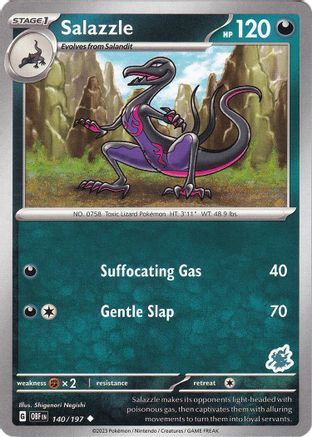 Salazzle (140/197) (Darkrai Deck) [Battle Academy 2024]-1