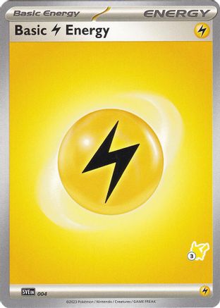 Basic Lightning Energy (004) (Pikachu Stamp #3) [Battle Academy 2024]-1
