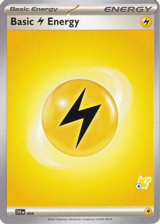 Basic Lightning Energy (004) (Pikachu Stamp #4) [Battle Academy 2024]-1