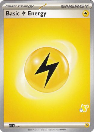 Basic Lightning Energy (004) (Pikachu Stamp #11) [Battle Academy 2024]-1