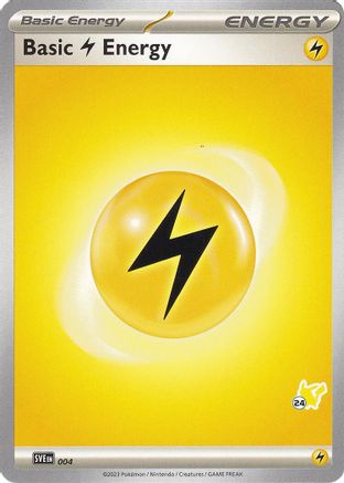 Basic Lightning Energy (004) (Pikachu Stamp #24) [Battle Academy 2024]-1