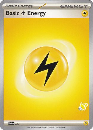 Basic Lightning Energy (004) (Pikachu Stamp #31) [Battle Academy 2024]-1