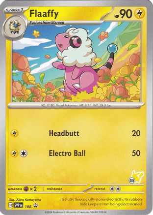 Flaaffy (108) (Pikachu Stamp #53) [Battle Academy 2024]-1