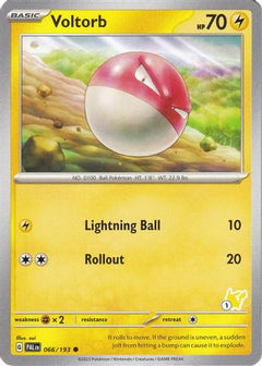 Voltorb (066/193) (Pikachu Stamp #1) [Battle Academy 2024]-1