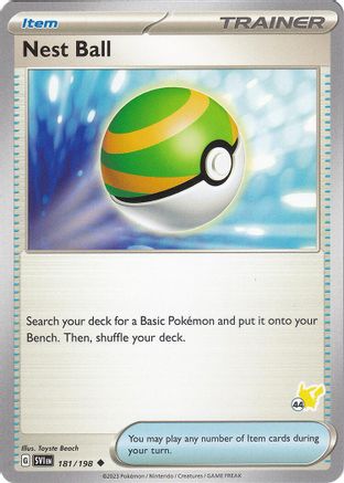 Nest Ball (181/198) (Pikachu Stamp #44) [Battle Academy 2024]-1