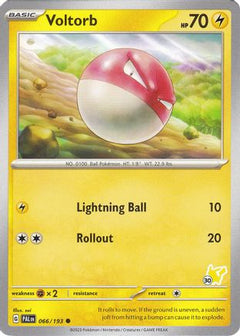 Voltorb (066/193) (Pikachu Stamp #30) [Battle Academy 2024]-1