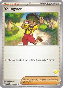 Youngster (198/198) (Pikachu Stamp #21) [Battle Academy 2024]-1