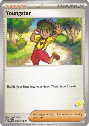 Youngster (198/198) (Pikachu Stamp #50) [Battle Academy 2024]-1