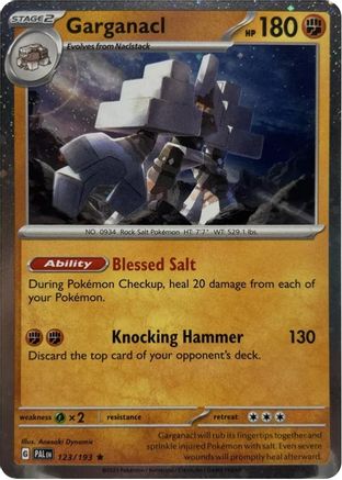 Garganacl (123/193) (Cosmo Holo) [Scarlet & Violet: Paldea Evolved]-1