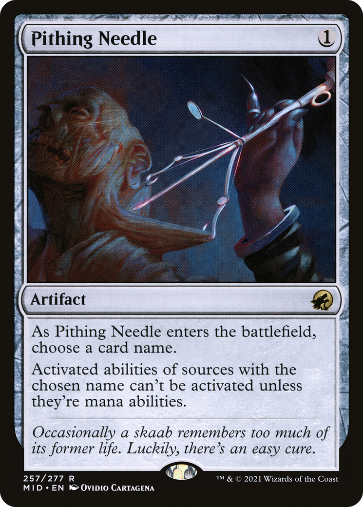 Pithing Needle [Innistrad: Midnight Hunt]-1