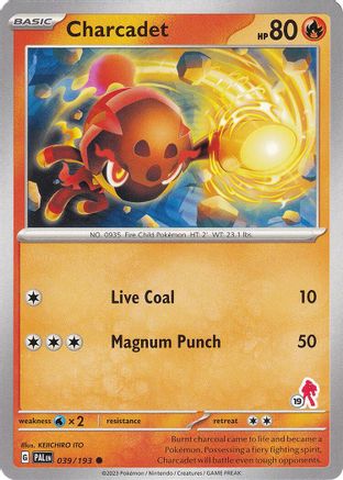 Charcadet (039/193) (Armarouge Stamp #19) [Battle Academy 2024]-1