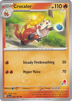 Crocalor (036/193) (Armarouge Stamp #15) [Battle Academy 2024]-1