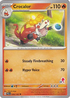 Crocalor (036/193) (Armarouge Stamp #30) [Battle Academy 2024]-1