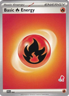 Basic Fire Energy (002) (Armarouge Stamp #5) [Battle Academy 2024]-1