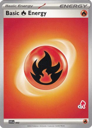 Basic Fire Energy (002) (Armarouge Stamp #6) [Battle Academy 2024]-1