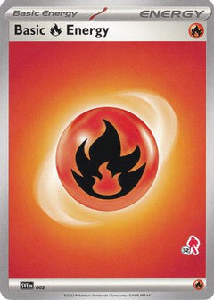 Basic Fire Energy (002) (Armarouge Stamp #32) [Battle Academy 2024]-1