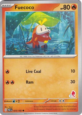 Fuecoco (023/182) (Armarouge Stamp #1) [Battle Academy 2024]-1