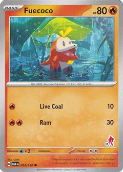 Fuecoco (023/182) (Armarouge Stamp #17) [Battle Academy 2024]-1