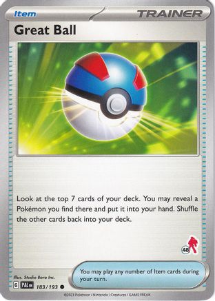Great Ball (183/193) (Armarouge Stamp #48) [Battle Academy 2024]-1