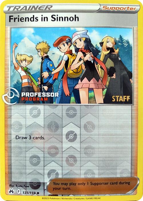 Friends in Sinnoh (131/159) (2023 Staff) [Professor Program Promos]-1