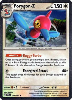 Porygon-Z (144/182) (Cosmos Holo) [Scarlet & Violet: Paradox Rift]-1