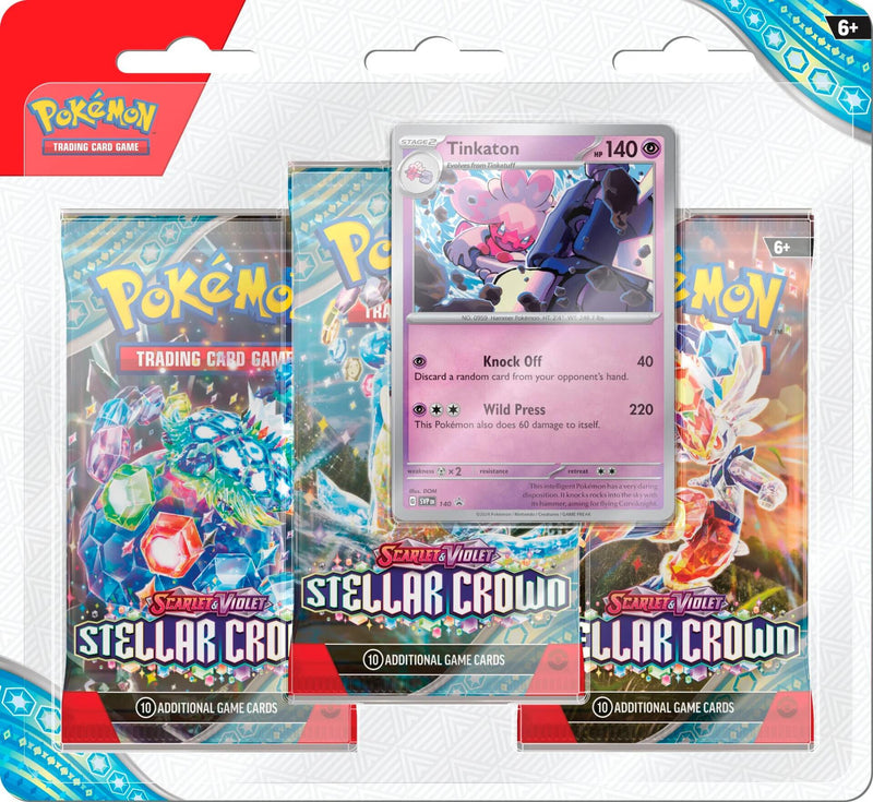 Scarlet & Violet: Stellar Crown - 3 Pack Blister (Tinkaton)-1