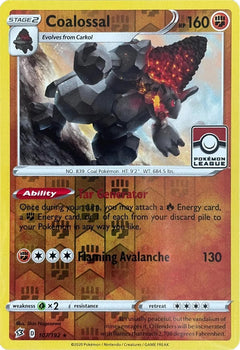 Coalossal (107/192) (League Promo) [Sword & Shield: Rebel Clash]-1