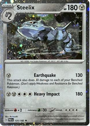 Steelix (125/182) (Cosmos Holo) [Scarlet & Violet: Paradox Rift]-1
