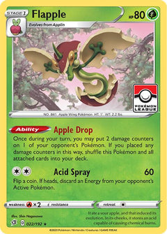 Flapple (022/192) (2024 League Promo) [League & Championship Cards]-1