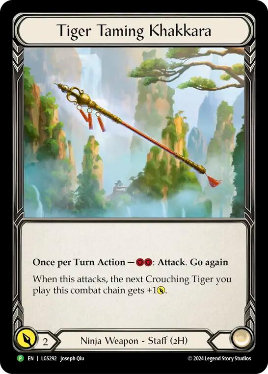 Tiger Taming Khakkara [LGS292] (Promo)  Rainbow Foil-1