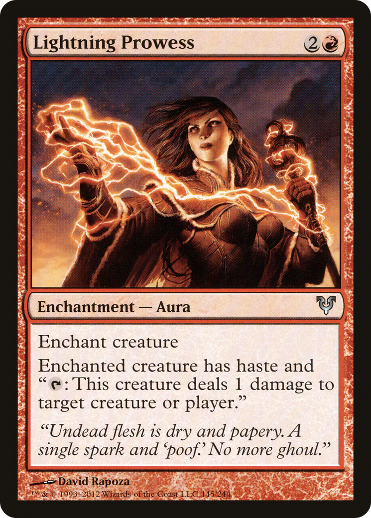 Lightning Prowess [Avacyn Restored]-1