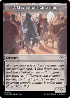 Assassin // A Mysterious Creature Double-Sided Token [Assassin's Creed Tokens]-2