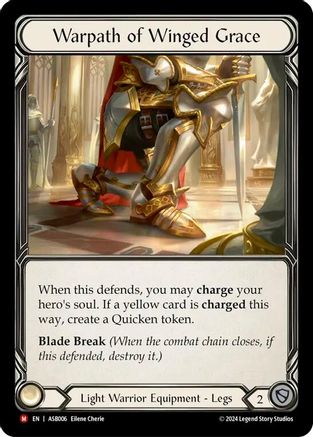Warpath of Winged Grace [ASB006] (Armory Deck: Boltyn)  Rainbow Foil-1