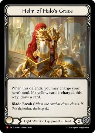 Helm of Halo's Grace [ASB003] (Armory Deck: Boltyn)  Rainbow Foil-1