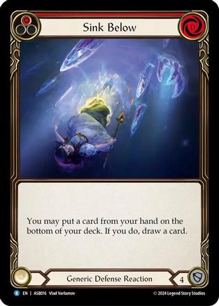 Sink Below (Red) [ASB016] (Armory Deck: Boltyn)-1