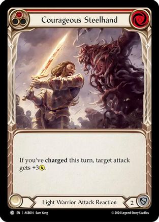 Courageous Steelhand (Red) [ASB014] (Armory Deck: Boltyn)-1