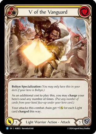 V of the Vanguard [ASB023] (Armory Deck: Boltyn)-1