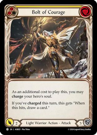 Bolt of Courage (Yellow) [ASB021] (Armory Deck: Boltyn)-1